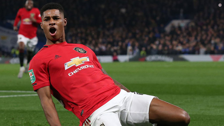 റാഷ്ഫോർഡിൻെറ കിടിലൻ ഫ്രീകിക്ക്; യുണൈറ്റഡിനും ലിവർപൂളിനും ജയം