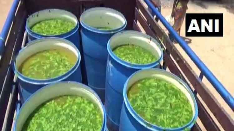 ​​കൊറോണയെ തടയാൻ മഞ്ഞൾ -ആര്യവേപ്പ്​ വെള്ളം തളിച്ച്​ തമിഴ്​നാട്ടിലെ ഗ്രാമവാസികൾ