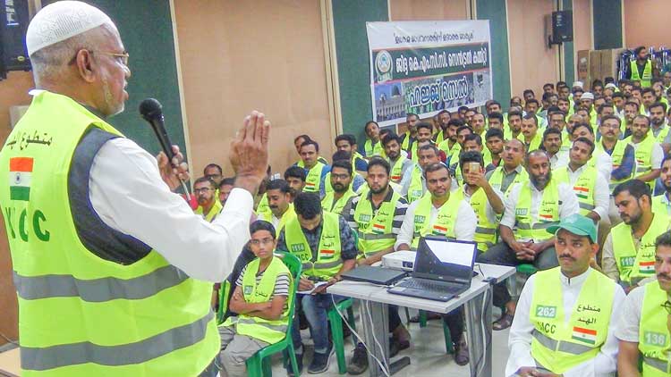 കെ.​എം.​സി.​സി  ഹ​ജ്ജ് വ​ള​ൻ​റി​യ​ർ സേ​വ​നം ഇ​ന്ത്യ​ക്ക്​​  അ​ഭി​മാ​നം –അ​ബ്​​ദു​സ്സ​മ​ദ് പൂ​ക്കോ​ട്ടൂ​ർ