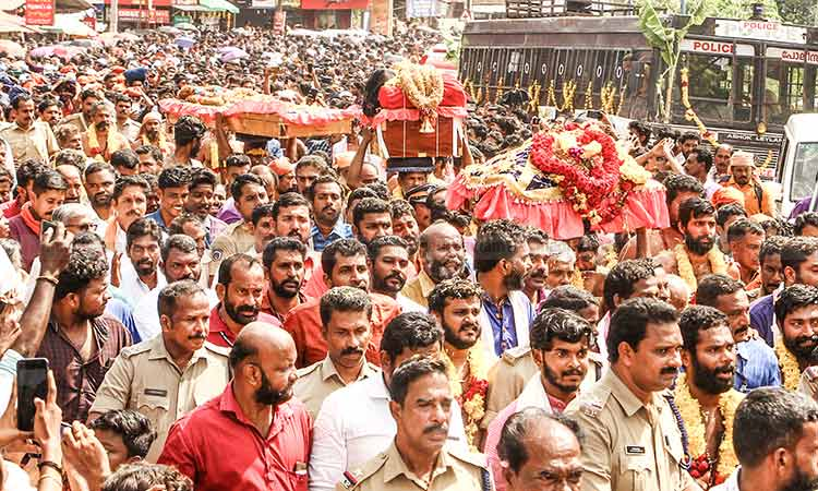 തിരുവാഭരണ ഘോഷയാത്ര: അംഗസംഖ്യ 100 ആയി ചുരുക്കും -ദേവസ്വം ബോർഡ് പ്രസിഡൻറ്