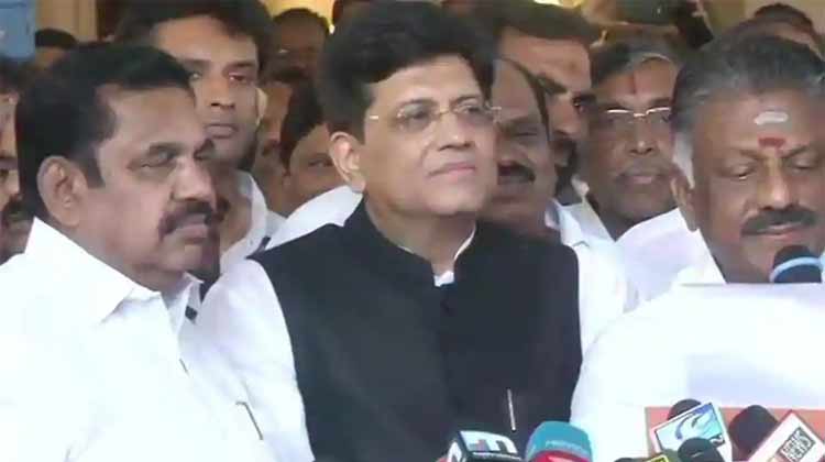 തമിഴ്നാട്ടിൽ ബി.​ജെ.​പി-​എ.​െ​എ.​എ.​ഡി.​എം.​കെ സഖ്യം