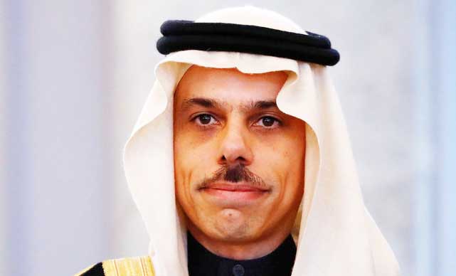 അ​മീ​ർ ഫൈ​സ​ല്‍ ബി​ന്‍ ഫ​ര്‍ഹാ​ന്‍ അ​ല്‍ഫൈ​സ​ൽ പുതിയ വി​ദേ​ശ​കാ​ര്യ മ​ന്ത്രി