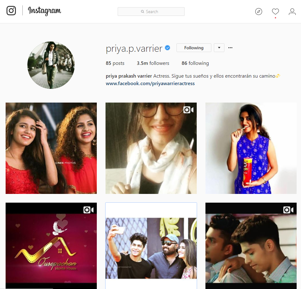 Priya-varrier-Instagram