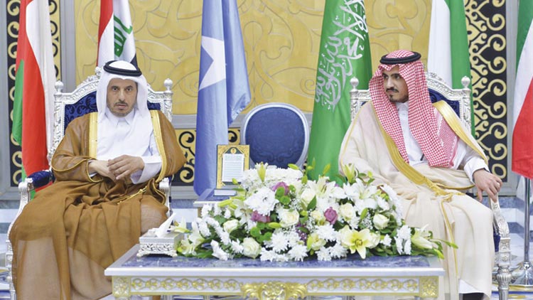 ഖ​​ത്ത​​ർ പ്ര​​ധാ​​ന​​മ​​ന്ത്രി സൗ​​ദി മ​​ണ്ണി​​ൽ