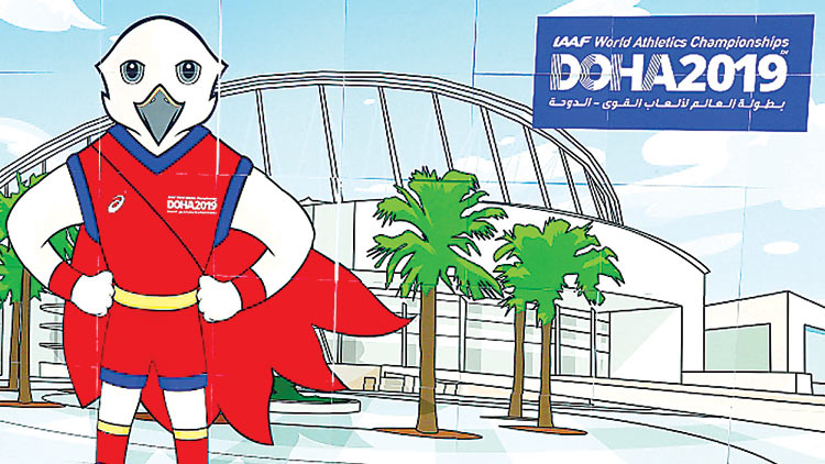 ദോ​​ഹ ഒ​​രു​​ങ്ങു​​ന്നു; ലോ​​​ക അ​​​ത്​​​​ല​​​റ്റി​​​ക് ചാ​​​മ്പ്യ​​​ൻ​​​ഷി​​​പ്പി​​​ന് ഇ​​​നി 29 നാ​​​ൾ