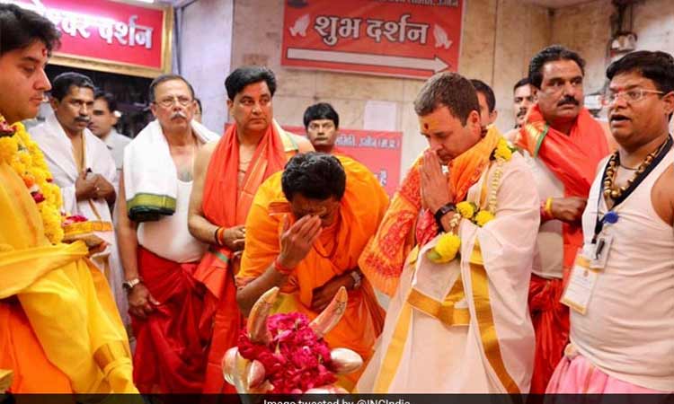 രാഹുലി​െൻറ ക്ഷേത്ര സന്ദർശനം​ ഫാൻസി ഡ്രസ്​ ഹിന്ദുത്വം - ബി.ജെ.പി