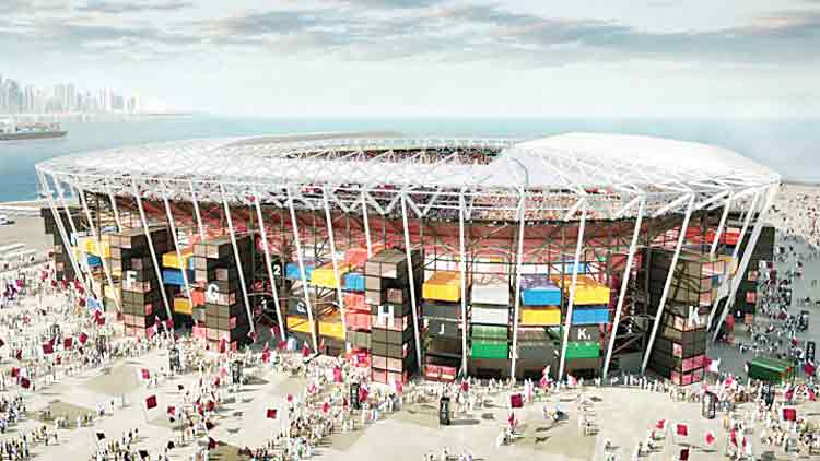 റാ​​സ്​ അ​​ബു അ​​ബൂ​​ദ്​ സ്​​​റ്റേ​​ഡി​​യം: ഇ​​ത്ത​​ര​​മൊ​​ന്ന്​ ഫു​​ട്​​​ബാ​​ൾ ച​​രി​​ത്ര​​ത്തി​​ലാ​​ദ്യം