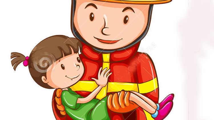 ഒരു വയസ്സുകാരി കാറി​െൻറ ഡിക്കിയിൽ കുടുങ്ങി;  ഫയർഫോഴ്​സ്​ രക്ഷകരായി