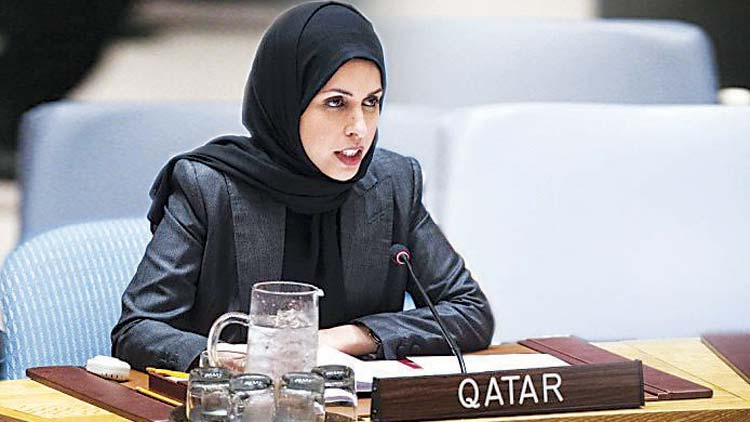 അ​​ന്താ​​രാ​​ഷ്​​​ട്ര കോ​​ട​​തി​​യു​​ടെ അ​​നു​​കൂ​​ല  നി​​ല​​പാ​​ട്​ ഖ​​ത്ത​​ർ യു.​​എ​​ന്നി​​ൽ ഉ​​ന്ന​​യി​​ച്ചു