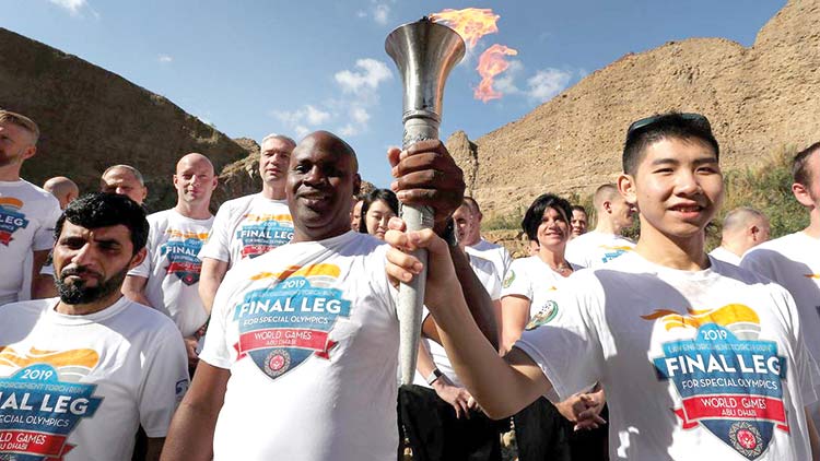 സ്​​പെ​ഷ​ൽ ഒ​ളി​മ്പി​ക്​​സ്​: പ്ര​ത്യാ​ശ ജ്വ​ലി​പ്പി​ച്ച്​ ദീ​പ​ശി​ഖ പ്ര​യാ​ണം തു​ട​ങ്ങി