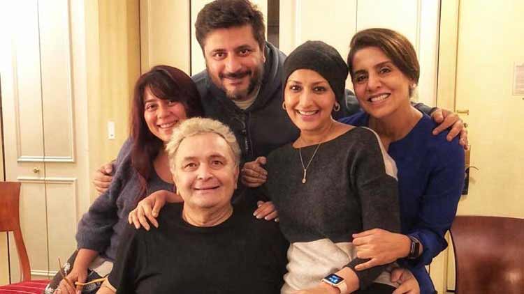 ‘ആ പോരാട്ടത്തിൽ പരസ്​പരം താങ്ങായിരുന്നു നമ്മൾ’ -ഋഷിയെ അനുസ്​മരിച്ച്​ സോനാലി