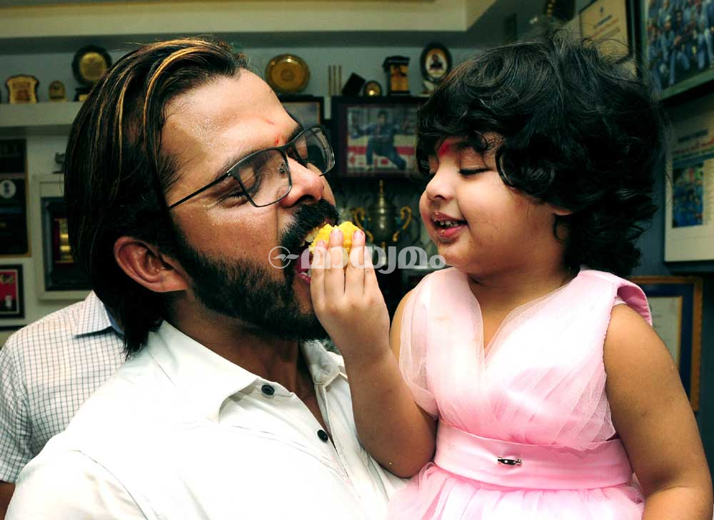 ആഹ്ലാദത്തിൽ ശ്രീശാന്തി​െൻറ കുടുംബം