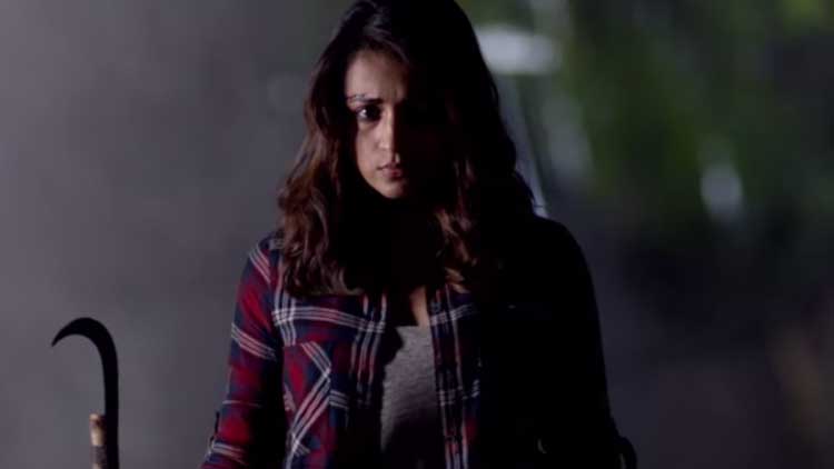 തൃഷയുടെ ആക്ഷൻ ചിത്രം ‘ഗർജനൈ’ -ട്രെയിലർ