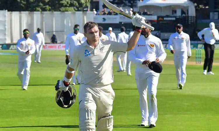 ഒാപണറായി എത്തി; 10 വിക്കറ്റ്​ വീണിട്ടും പുറത്താവാതെ ഇരട്ടസെഞ്ച്വറി നേടി ലതാം​ (264)