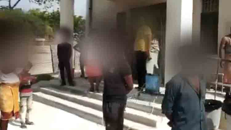 ഭക്ഷണമോ വെള്ളമോ ഇല്ല, മൃഗങ്ങളെപ്പോലെ; പ്രതിഷേധവുമായി യു.പിയിലെ കോവിഡ്​ രോഗികൾ