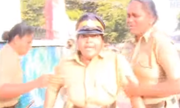 നിയമസഭക്ക്​ സമീപം മാധ്യമപ്രവർത്തകനുനേരെ വനിത െപാലീസി​െൻറ കൈയേറ്റം