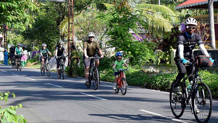ചരിത്രത്തിലേക്ക്​ ഇതാ മുസ്​രിസ് സൈക്കിൾ പാത...