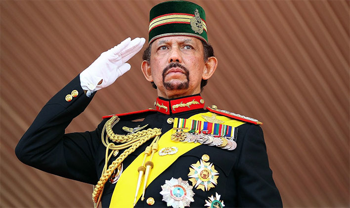 The sultan of Brunei, Hassanal Bolkia