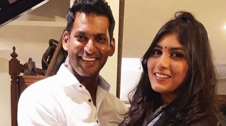 വ്യാജ പ്രചാരണം ഇനി വേണ്ട; ഇതാണ് വിശാലിന്‍റെ ജീവിത നായിക