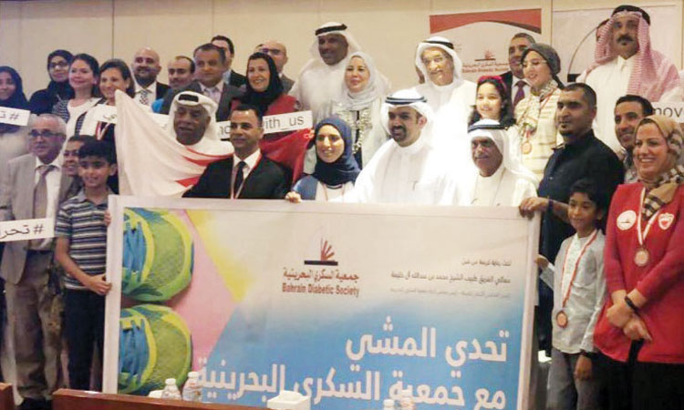 ഡയബറ്റിക് സൊസൈറ്റി നടത്ത മല്‍സരത്തില്‍ വിജയിച്ചവരെ ആദരിച്ചു