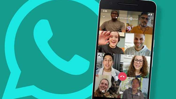 വാട്​സ്​ആപ്പ്​ ഗ്രൂപ്പ്​ വീഡിയോ കാളിൽ ഇനി ഒരേസമയം എട്ടുപേർ