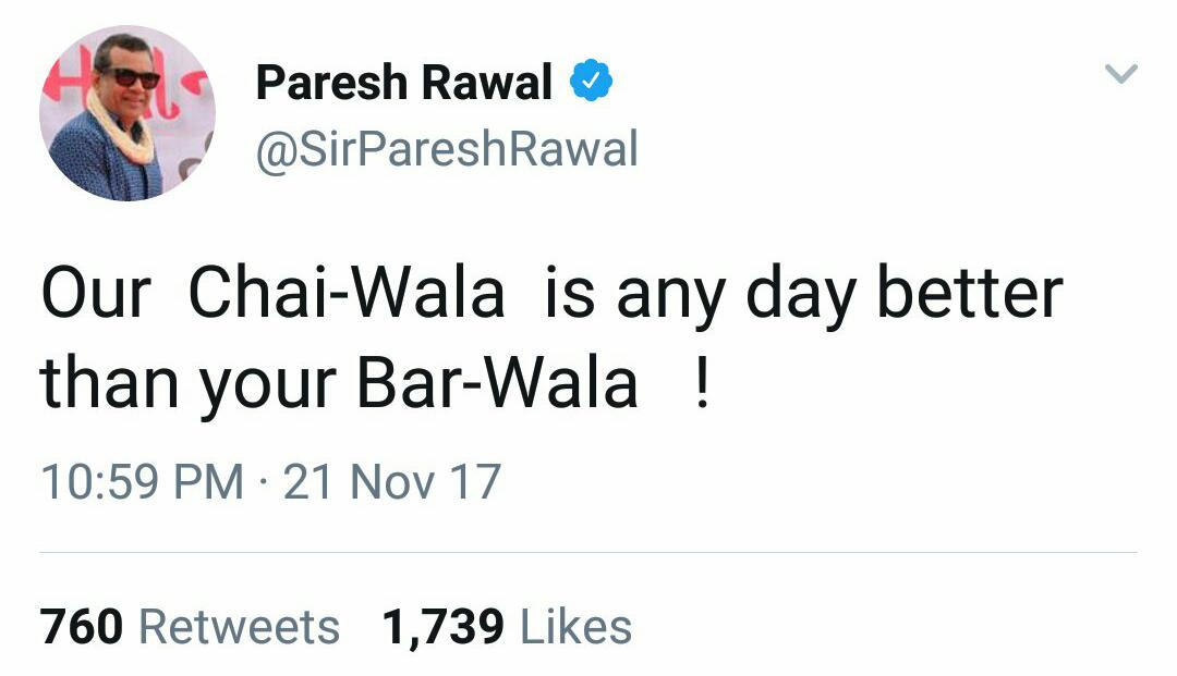 Presh rawal tweet