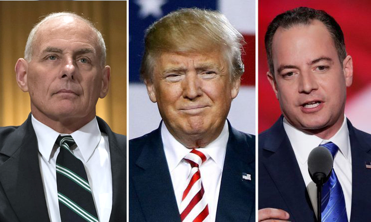 റൈൻസ് പ്രിബസിനെ നീക്കി; ജോൺ കെല്ലി പുതിയ ചീഫ് ഒാഫ് സ്റ്റാഫ് 