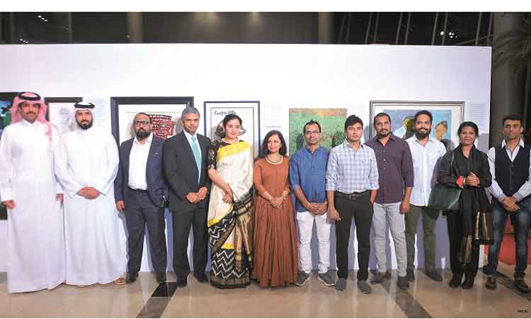 20 ഇന്ത്യൻ കലാകാരൻമാർ, 63 സൃഷ്​ടികൾ, പ്രദർശനം തുടങ്ങി