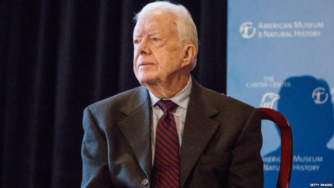 അര്‍ബുദ ബാധിതനാണെന്ന് മുന്‍ അമേരിക്കന്‍ പ്രസിഡന്‍റ് ജിമ്മി കാര്‍ട്ടര്‍