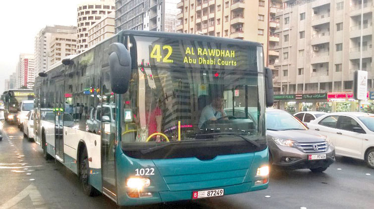 അബൂദബിയിലെ പൊതുഗതാഗത  ബസ് ശൃംഖല മെച്ചപ്പെടുത്താൻ പരിഷ്‌കാരം