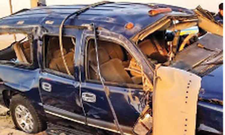 വാ​ഹ​നാ​പ​ക​ടം: ര​ണ്ടു​പേ​ർ മ​രി​ച്ചു; ഒ​മ്പ​തു പേ​ർ​ക്ക് പ​രി​ക്ക്