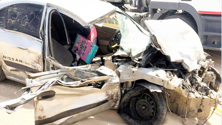 വാ​ഹ​നാ​പ​ക​ട​ത്തി​ൽ ഒ​രു മ​ര​ണം; നാ​ലു​​പേ​ർ​ക്ക്​ പ​രി​ക്കേ​റ്റു