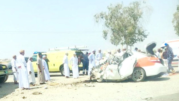 സുവൈഖിൽ വാഹനാപകടം: അഞ്ചുപേർ മരിച്ചു