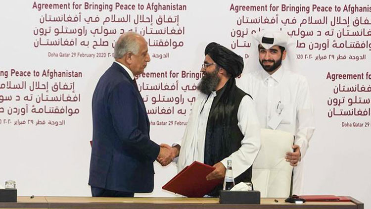 സമാധാന കരാറിൽ നിന്ന്​ താലിബാൻ ഭാഗികമായി പിൻമാറി