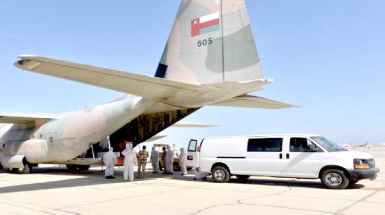 മൃ​ത​ദേ​ഹം എ​യ​ർ​ഫോ​ഴ്​​സ്​ വി​മാ​ന​ത്തി​ൽ കൊ​ണ്ടു​വ​ന്നു