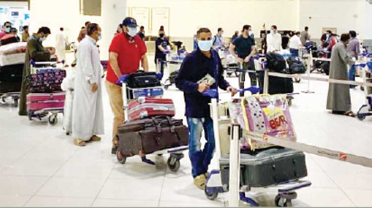 590 ഇൗജിപ്​തുകാർ കുവൈത്തിൽനിന്ന്​ മടങ്ങി