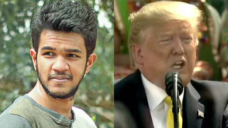 പാട്ടുപാടി ട്രംപ്​, താളമിട്ട്​ മോദിയും മെലാനിയയും; അജ്​മൽ സാബു​വിൻെറ വെട്ടിക്കൂട്ടലുകളെല്ലാം വൈറൽ