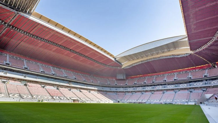 അ​​​​ൽ ബ​​​​യ്ത്  സ്​​​​​റ്റേ​​​​ഡി​​​​യം നി​​​ർ​​​മാ​​​ണം  അ​​​​വ​​​​സാ​​​​ന ഘ​​​​ട്ട​​​​ത്തി​​​​ലേ​​​​ക്ക്