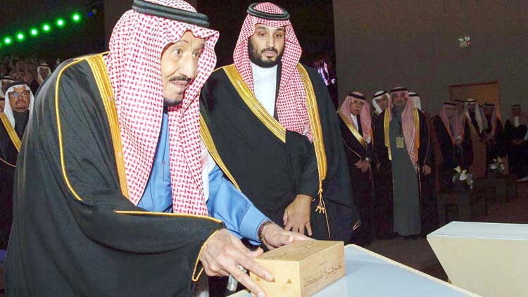 ‘ദിരിയ്യ ഗേറ്റ്​’ പദ്ധതിക്ക്​ സൽമാൻ രാജാവ്​ തറക്കല്ലിട്ടു