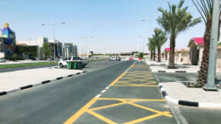 അൽ ജസീറ അൽ അറബിയ സ്​ട്രീറ്റ് നവീകരണം പൂർത്തിയായി