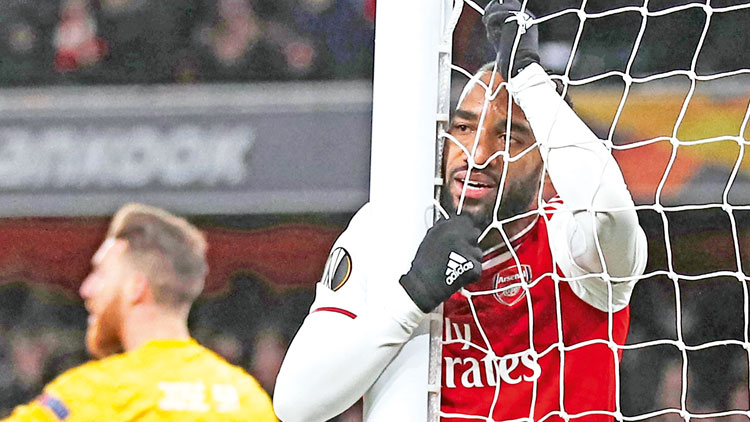 ആ​ഴ്​​സ​ന​ൽ പു​റ​ത്ത്​; യു​നൈ​റ്റ​ഡ്, ഇ​ൻ​റ​ർ, റോ​മ പ്രീ​ക്വാ​ർ​ട്ട​റി​ൽ