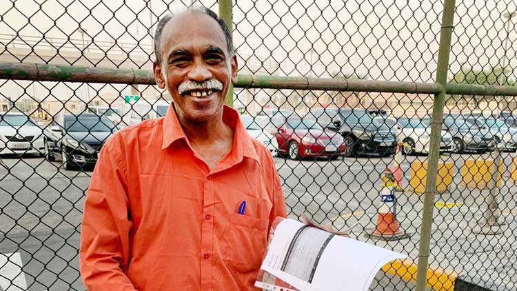 അ​ലോ​ഷ്യ​സ് ഒ​ടു​വി​ൽ  നാ​ട്ടി​ലേ​ക്ക്​ മ​ട​ങ്ങി