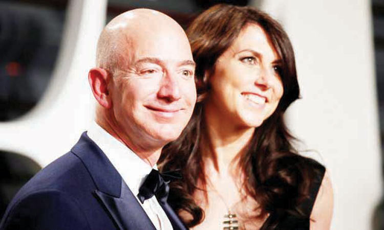 25 വ​ര്‍ഷ​ത്തെ ദാ​മ്പ​ത്യ ജീ​വി​തം അ​വ​സാ​നി​പ്പിച്ച് ആ​മ​സോ​ൺ മേ​ധാ​വിയും ഭാര്യയും വേർപിരിയുന്നു