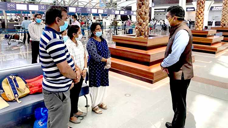 183 പ്ര​വാ​സി​ക​ൾ കൂ​ടി നാ​ട​ണ​ഞ്ഞു 