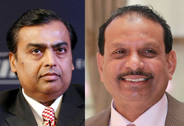 ഇന്ത്യന്‍ സമ്പന്നരില്‍ ഒന്നാമന്‍  മുകേഷ് അംബാനി, മലയാളികളില്‍ എം.എ.യൂസഫലി