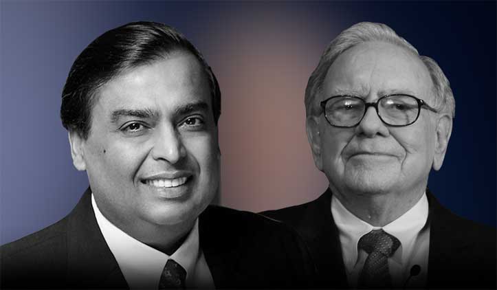 അംബാനി ഇനി വാറൻ ബഫറ്റിനേക്കാൾ സമ്പന്നൻ; ലോകത്ത്​ എട്ടാമത്​