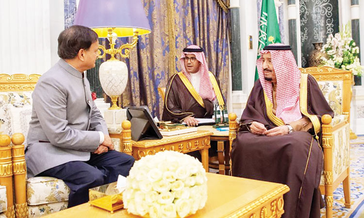 സൽമാൻ രാജാവ് ഇന്ത്യൻ അംബാസഡറെ സ്വീകരിച്ചു
