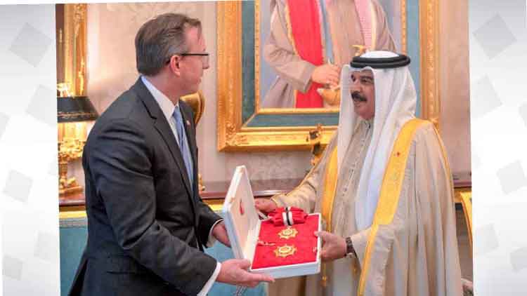 യു.എസ് അംബാസഡര്‍ക്ക് ഹമദ് രാജാവി​െൻറ പുരസ്​കാരം 