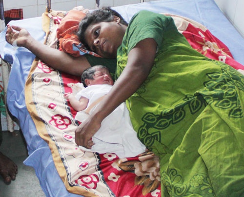 ആംബുലന്‍സ് കാട്ടാനയുടെ മുന്നില്‍ കുടുങ്ങി; ആദിവാസി യുവതി കാട്ടില്‍ പ്രസവിച്ചു