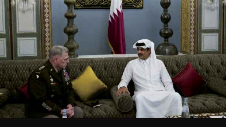 അമീറുമായി അമേരിക്കൻ സംയുക്ത സേന മേധാവിയുടെ കൂടിക്കാഴ്ച